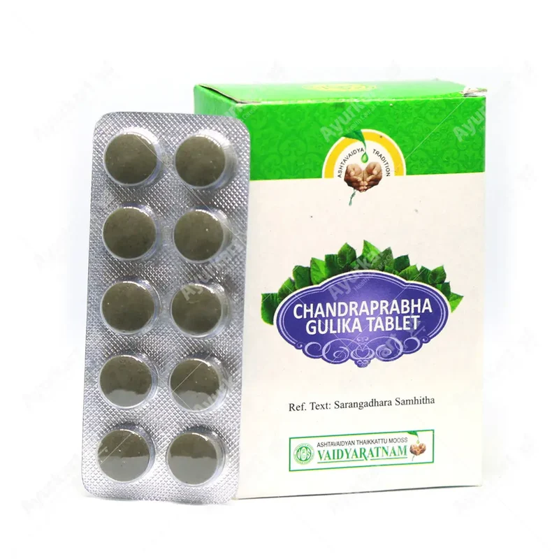 Chandraprabha Gulika Tablet - 100Nos - Vaidyaratnam