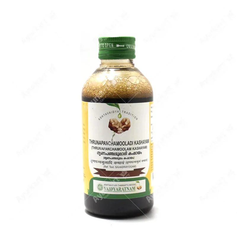 Thrunapanchamooladi Kashayam (Thrunapanchamoolam Kashayam) - 200ML - Vaidyaratnam