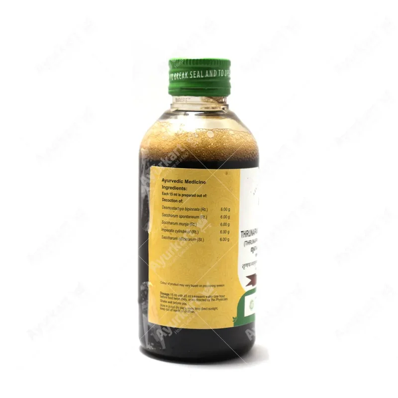 Thrunapanchamooladi Kashayam (Thrunapanchamoolam Kashayam) - 200ML - Vaidyaratnam
