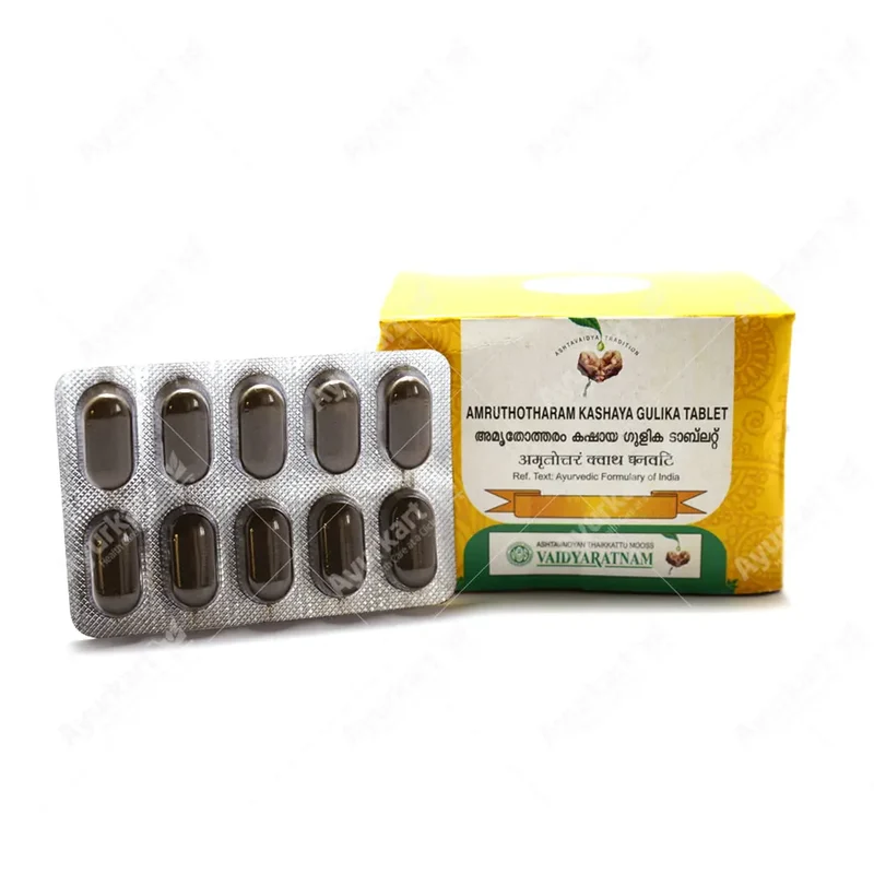 Amruthotharam Kashaya Gulika Tablet - 100 Nos - Vaidyaratnam
