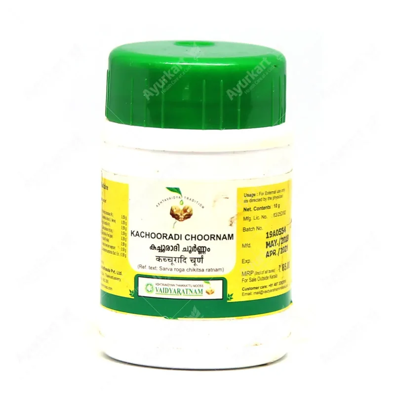 Kachooradi Choornam - Vaidyaratnam - 10GM