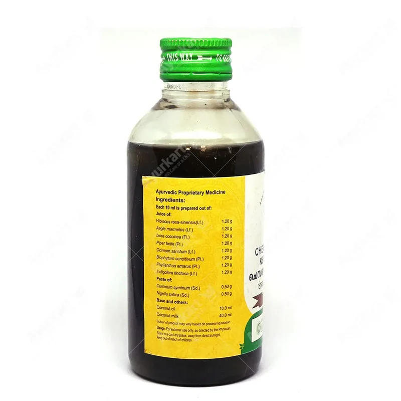 Chemparuthyadi Kera Thailam - Vaidyaratnam - 200ML