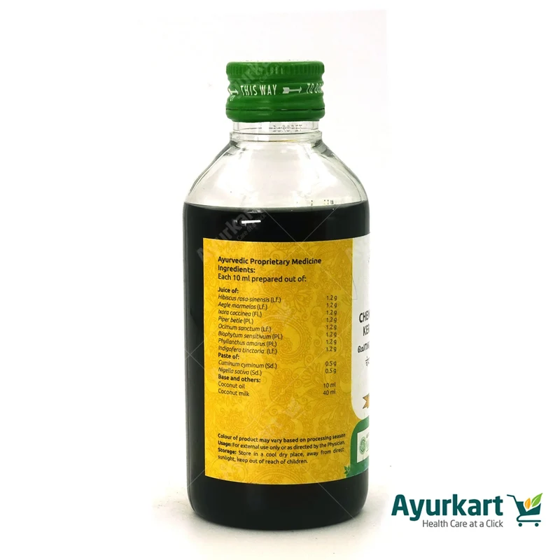 Chemparuthyadi Kera Thailam - Vaidyaratnam - 200ML