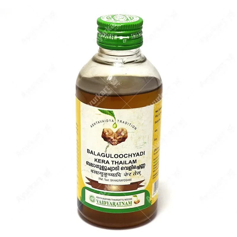 Balaguloochyadi Kera Thailam - Vaidyaratnam - 200ML