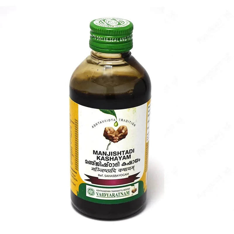 Manjishtadi Kashayam – Vaidyaratnam – 200ml