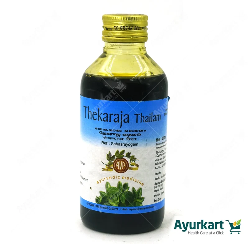Thekaraja Thailam 200ML - AVP Ayurveda