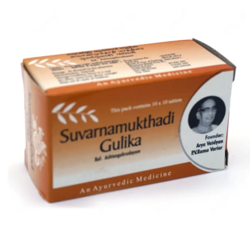 Suvarnamukthadi Gulika Tablet 100 Nos - AVP Ayurveda