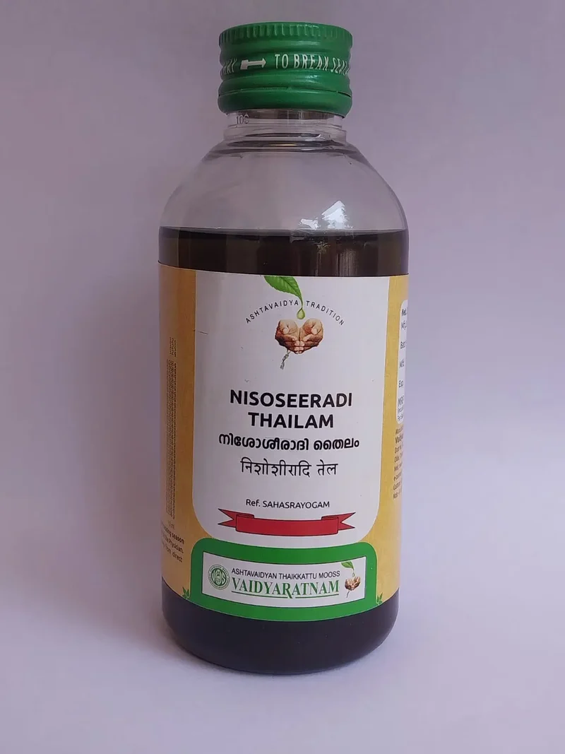 Nisoseeradi Thailam - 200ML - Vaidyaratnam