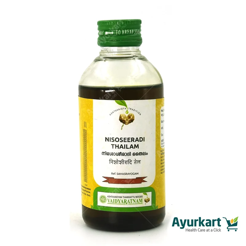Nisoseeradi Thailam - 200ML - Vaidyaratnam