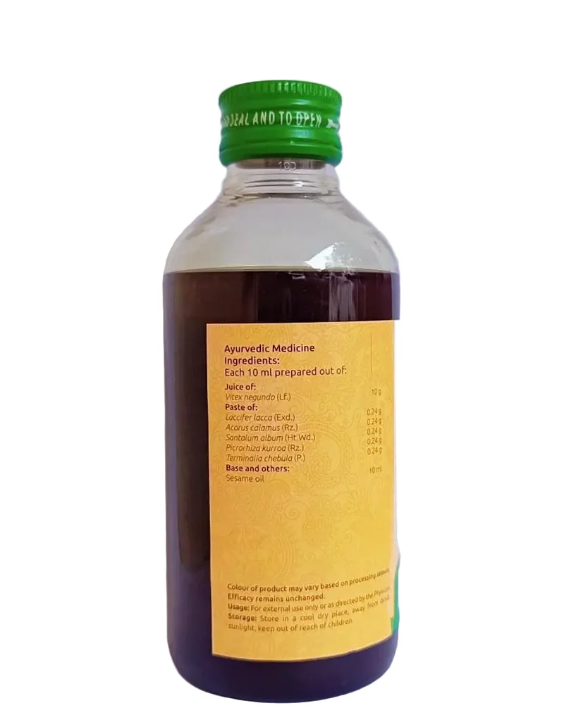 Nirgundyadi Thailam - 200ML - Vaidyaratnam