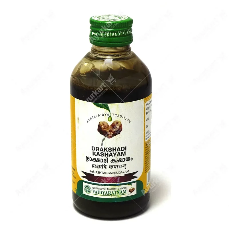 Drakshadi Kashayam – Vaidyaratnam – 200ml