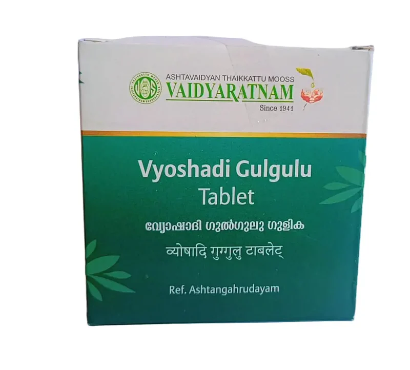 Vyoshadi Gulgulu Tablets - 100 Nos - Vaidyaratnam