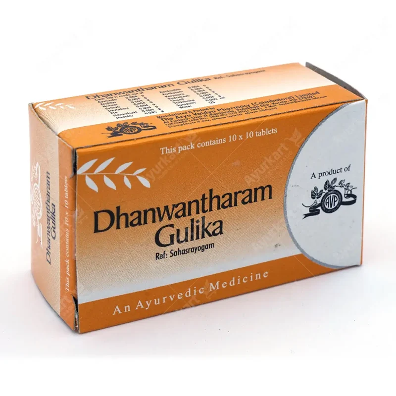 Dhanwantharam Gulika Tablet 100 Nos - AVP Ayurveda