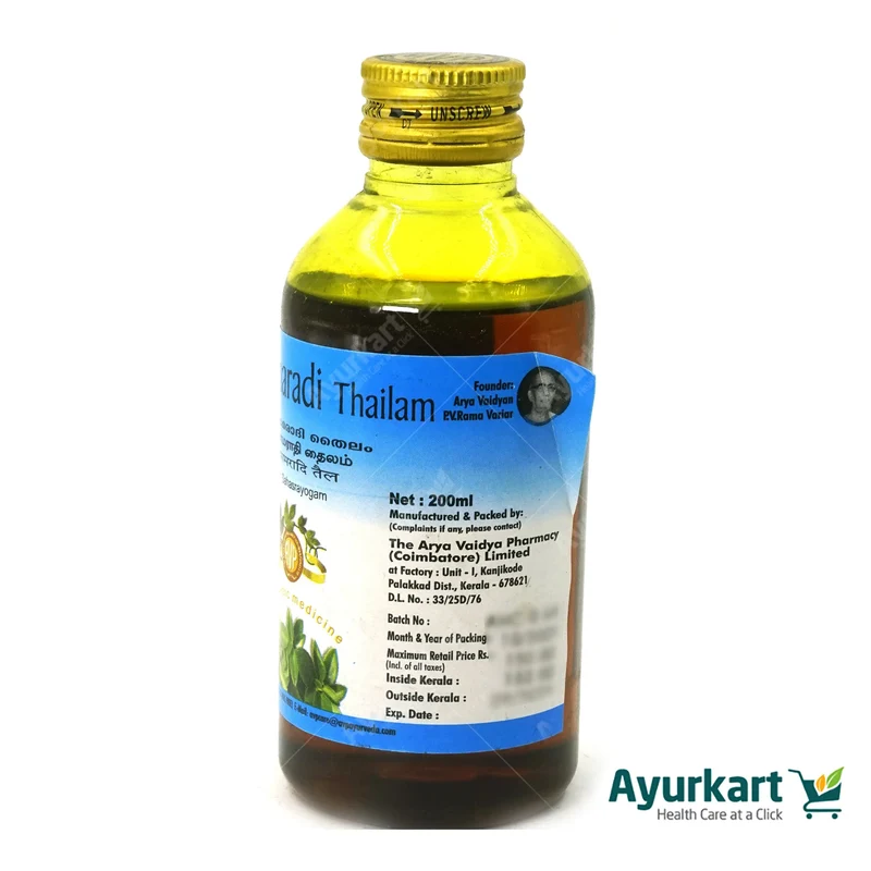 Nalpamaradi Tailam - 200ML - AVP Ayurveda