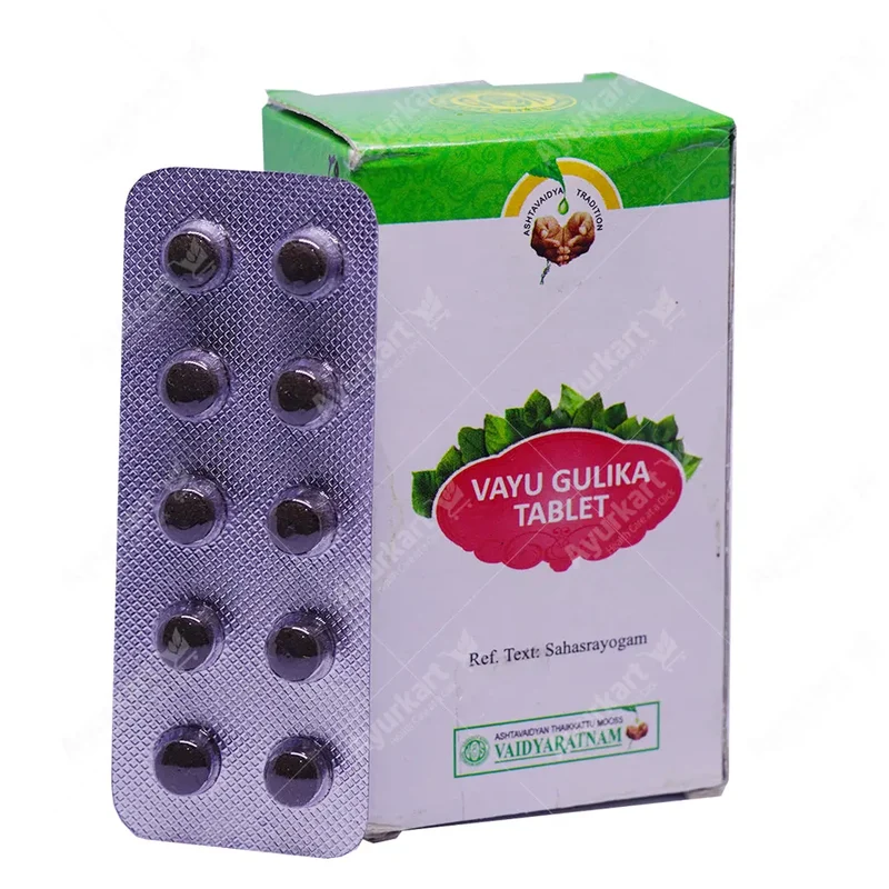 Vayu Gulika Tablet - Vaidyaratnam - 100 Nos