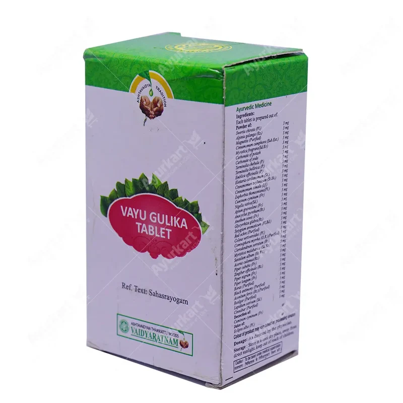 Vayu Gulika Tablet - Vaidyaratnam - 100 Nos