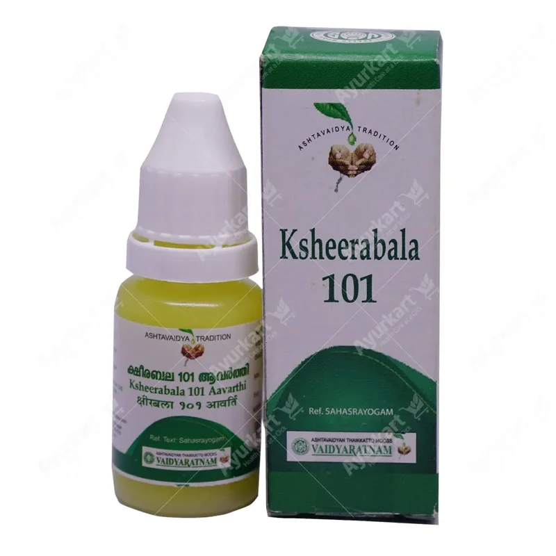 Ksheerabala 101 Aavarthi - 10ML - Vaidyaratnam