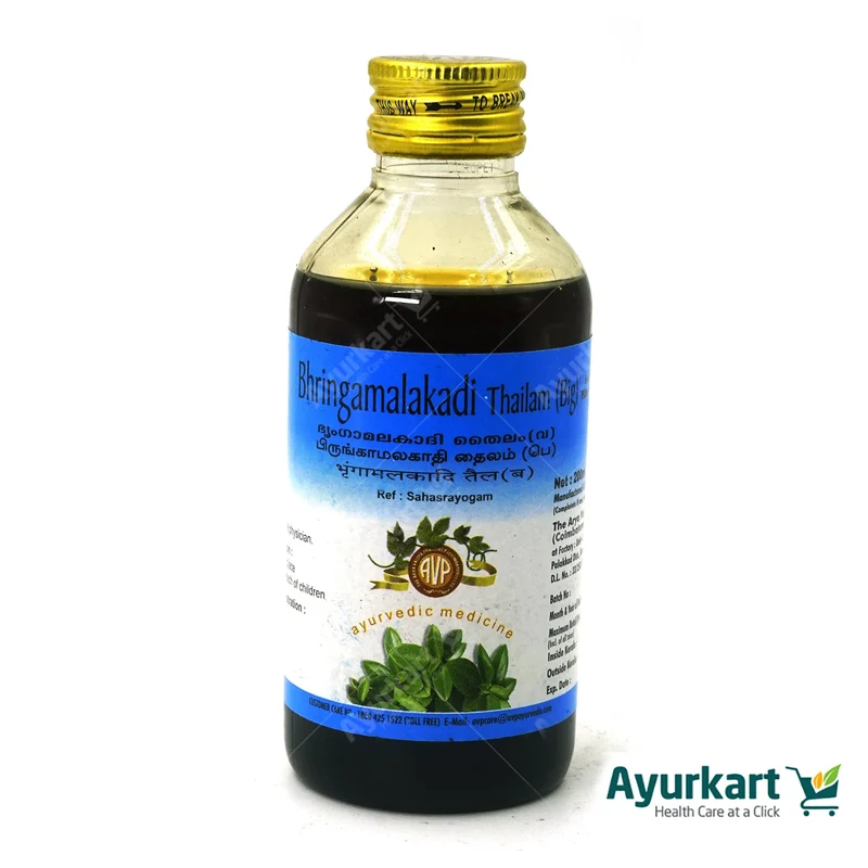 Bhringamalakadi Thailam - (B) 200ML - AVP Ayurveda