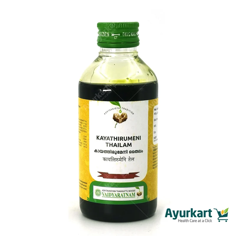Kayathirumeni Thailam - 200ML - Vaidyaratnam