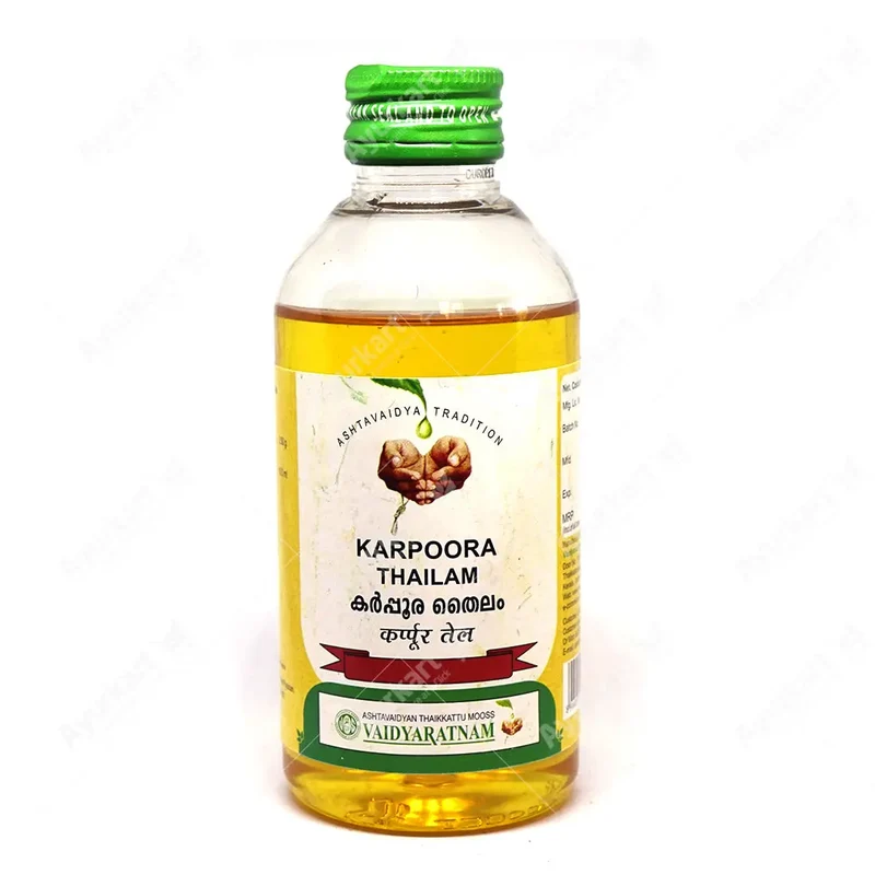Karpoora Thailam - Vaidyaratnam