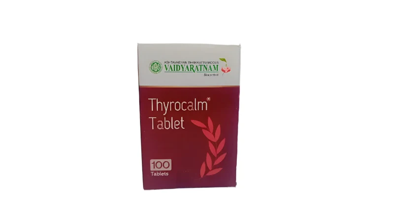 Thyrocalm Tablets - 100 Nos - Vaidyaratnam