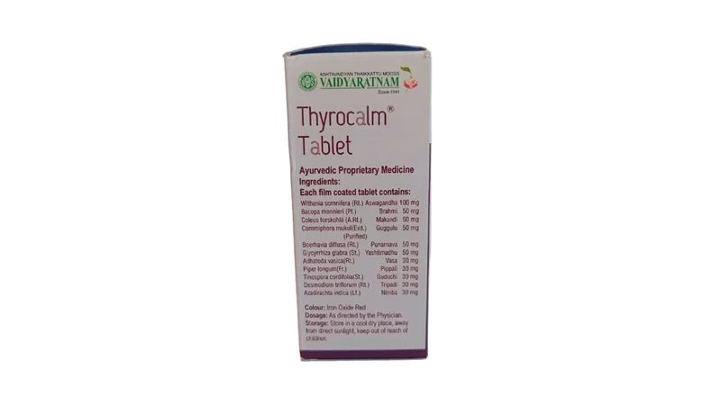 Thyrocalm Tablets - 100 Nos - Vaidyaratnam