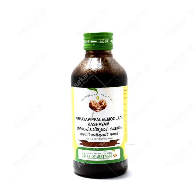 ABHAYAPIPPALEEMOOLADI KASHAYAM - 200ML - VAIDYARATNAM
