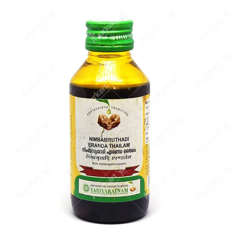Nimbamruthadi Eranda Thailam - 100ML - Vaidyaratnam