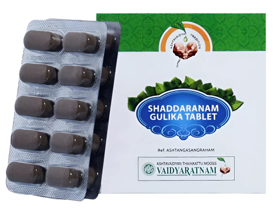 Shaddaranam Gulika Tablet - 100 Nos - Vaidyaratnam