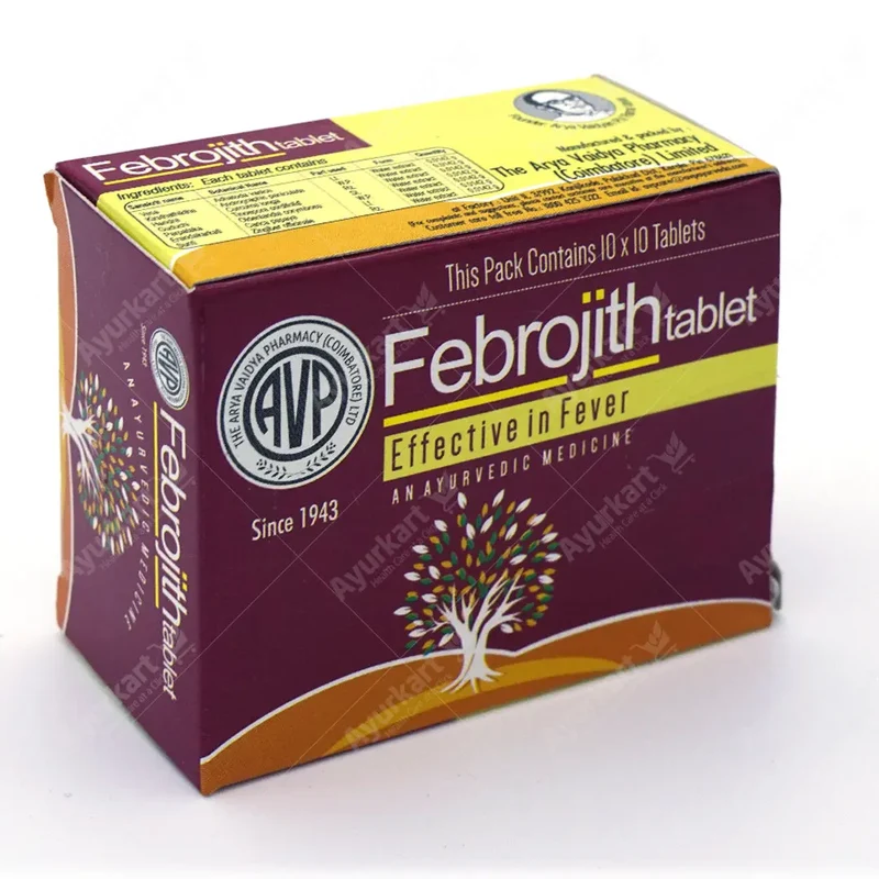 Febrojith Tablets - 100 Nos - AVP Ayurveda
