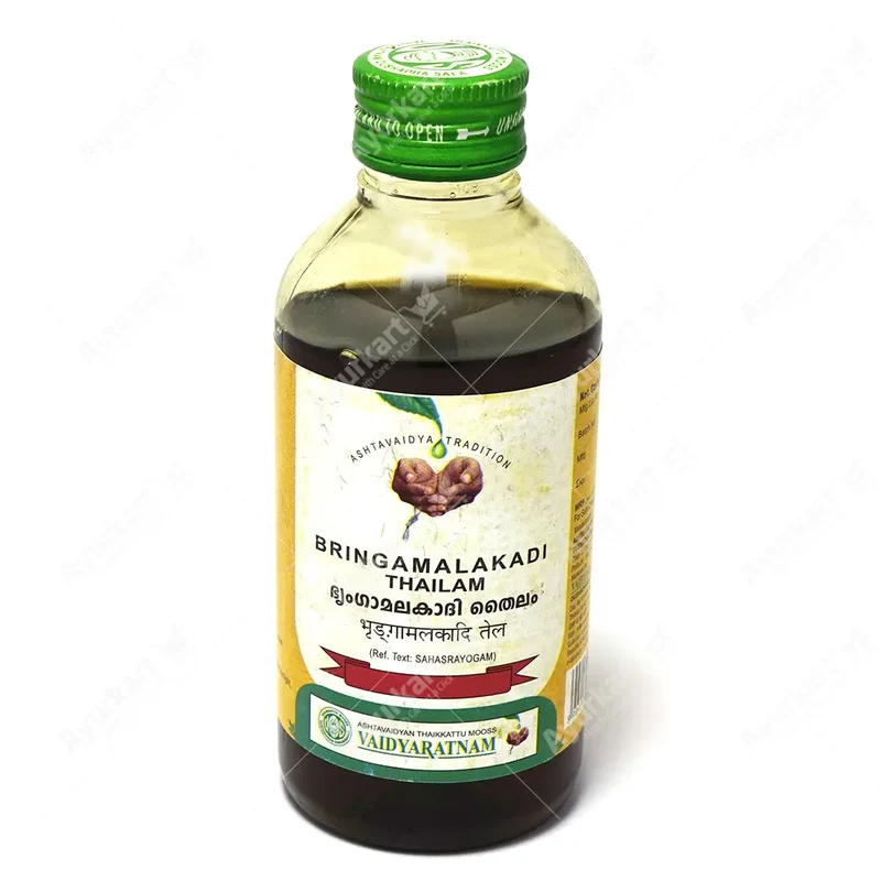 Bringamalakadi Thailam - 200ML - Vaidyaratnam