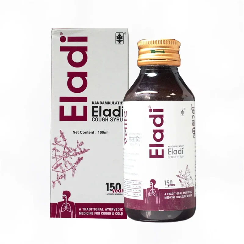Eladi Cough Syrup - 100ML - Kandamkulathy Vaidyasala
