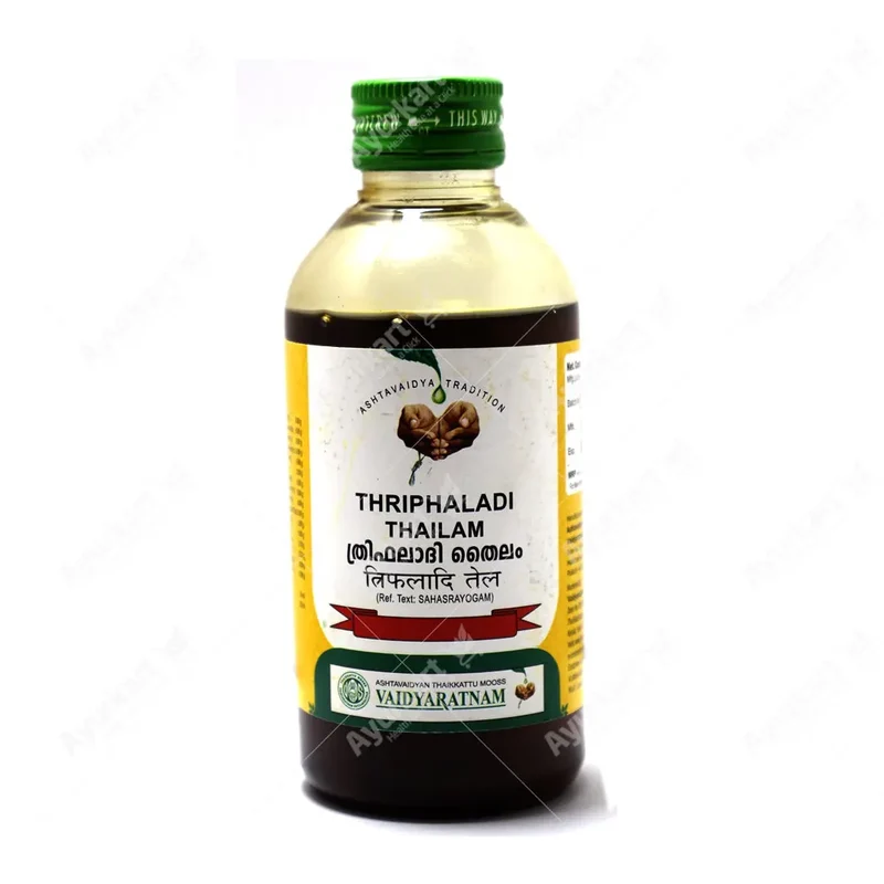 TRIPHALADI THAILAM - 200ML - VAIDYARATNAM