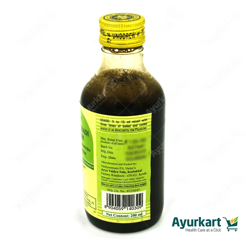 Vizhalveradi Kashayam - Kottakkal Ayurveda - 200ML