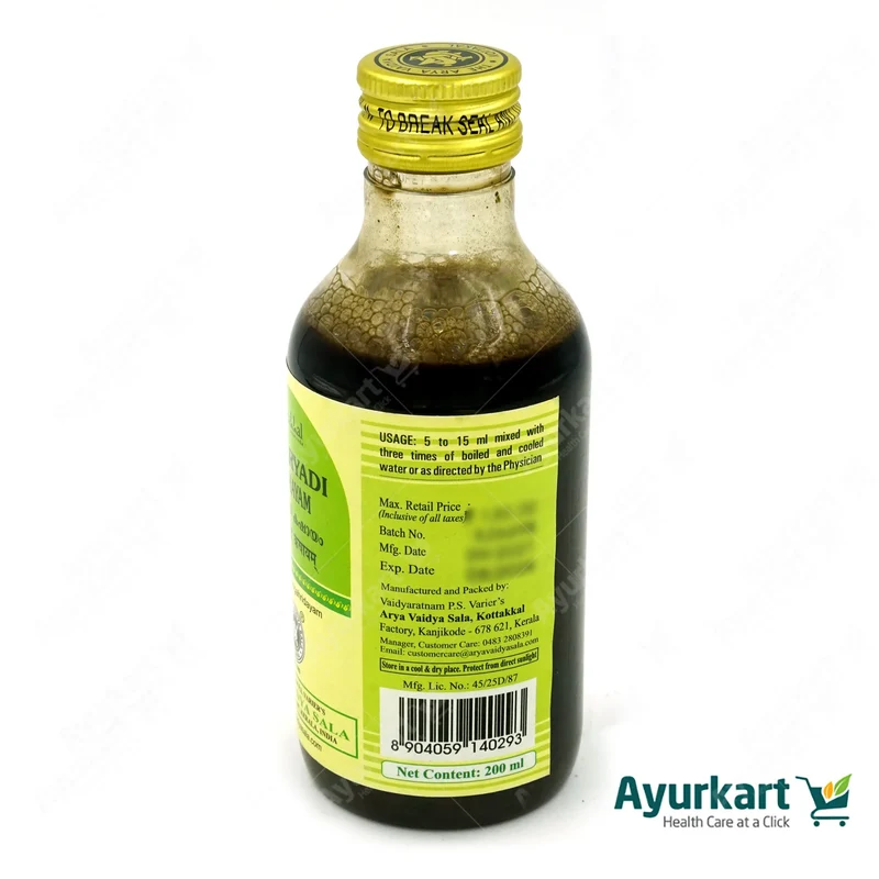Vidaryadi Kashayam - 200ML - Kottakkal