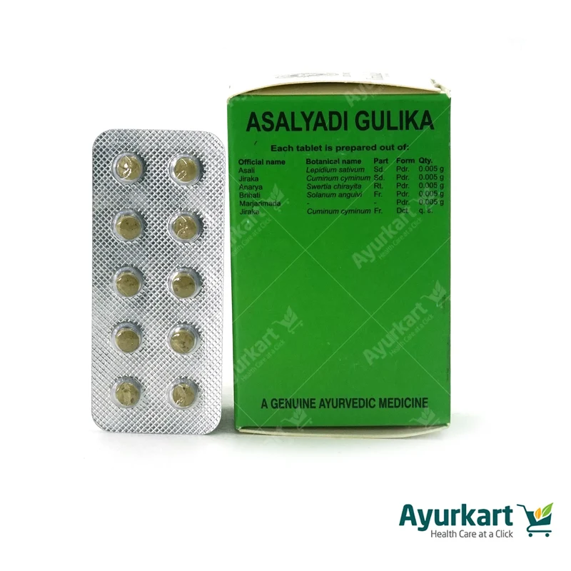 Asalyadi Gulika - Kottakkal Ayurveda - 100 Nos