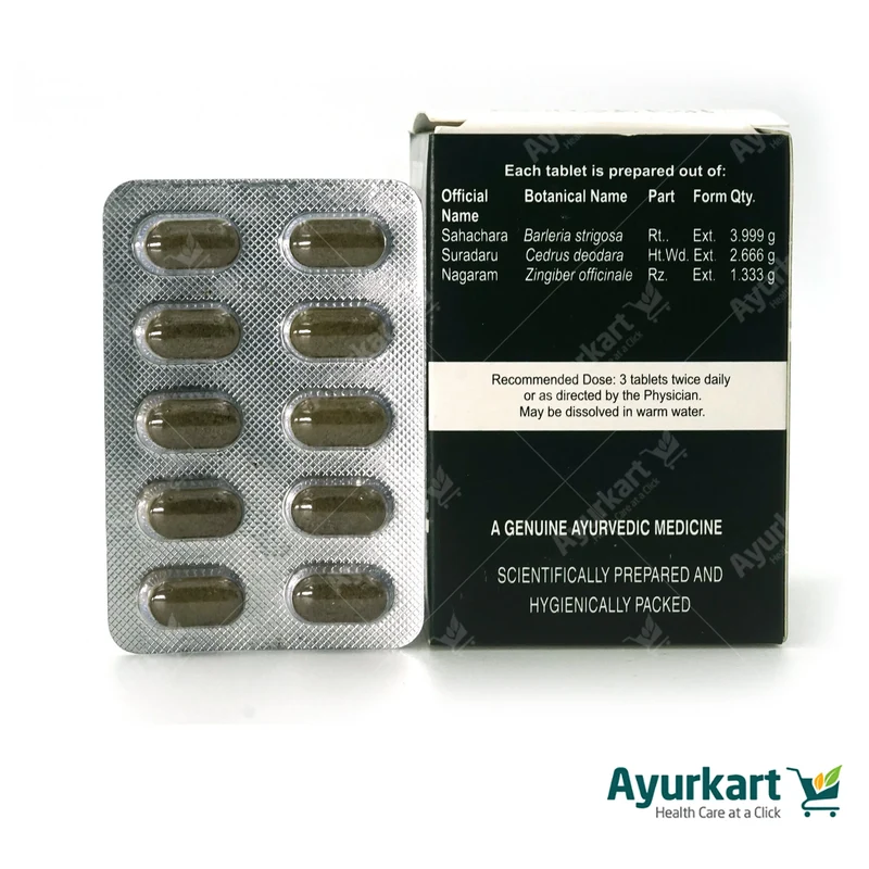 Sahacharadi kwatham (Tablet) - Kottakkal Ayurveda - 100Nos