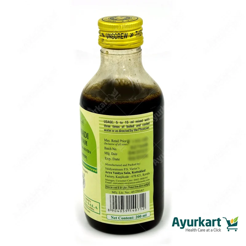 Rasonadi Kashayam – Kottakkal Arya Vaidya Sala – 200ml
