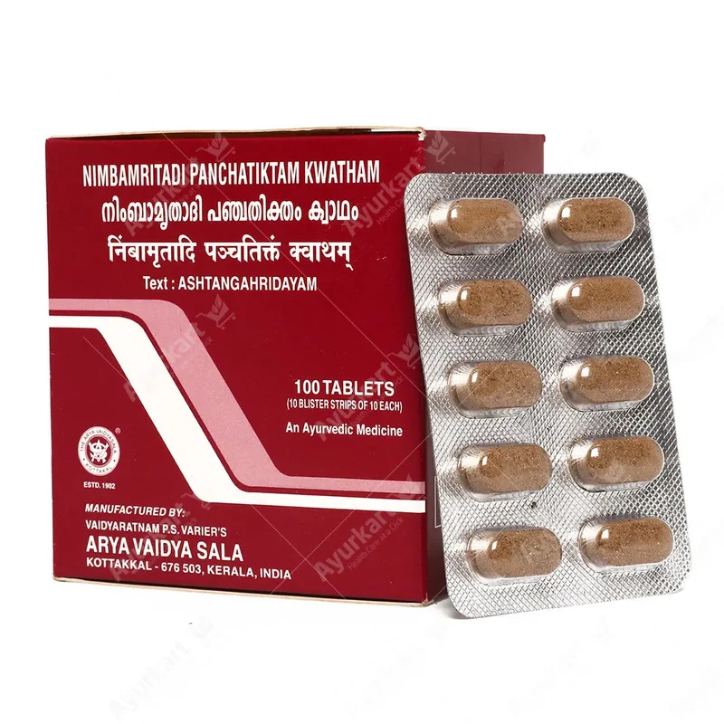 Nimbamritadi panchatiktam kwatham (Tablet) - 100Nos - Kottakkal