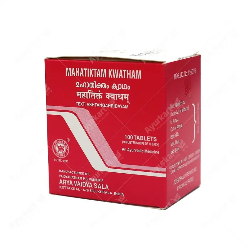Mahatiktam kwatham (Tablet) - 100Nos - Kottakkal