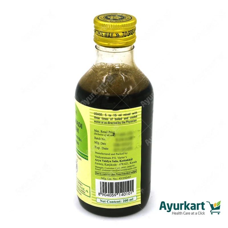Drakshadi Kashayam - 200ML - Kottakkal Ayurveda