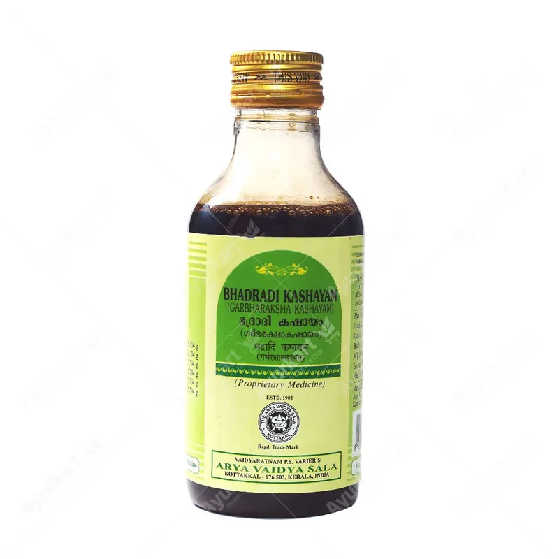 Bhadradi Kashayam (Garbharaksha Kashayam) - - 200ML - Kottakkal
