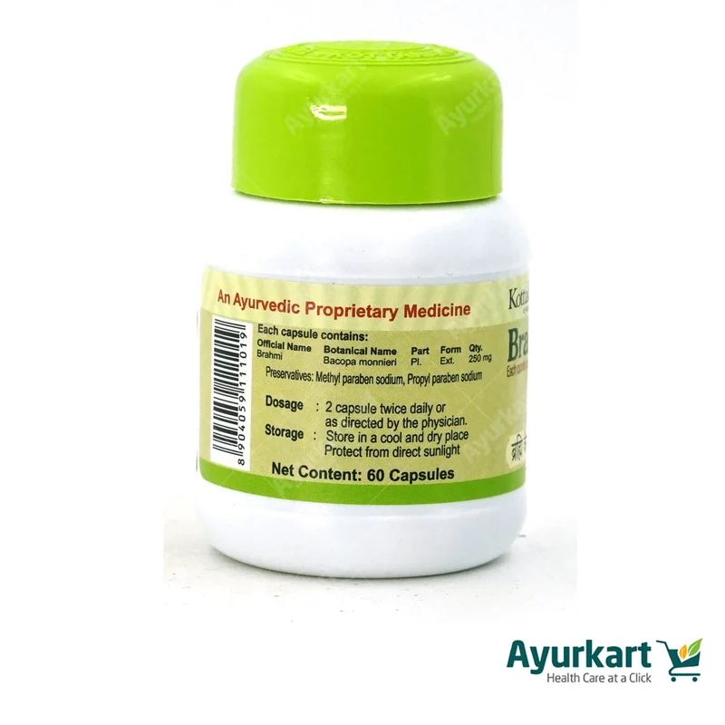 Brahmi Caps Kottakkal Ayurveda - 60 Nos