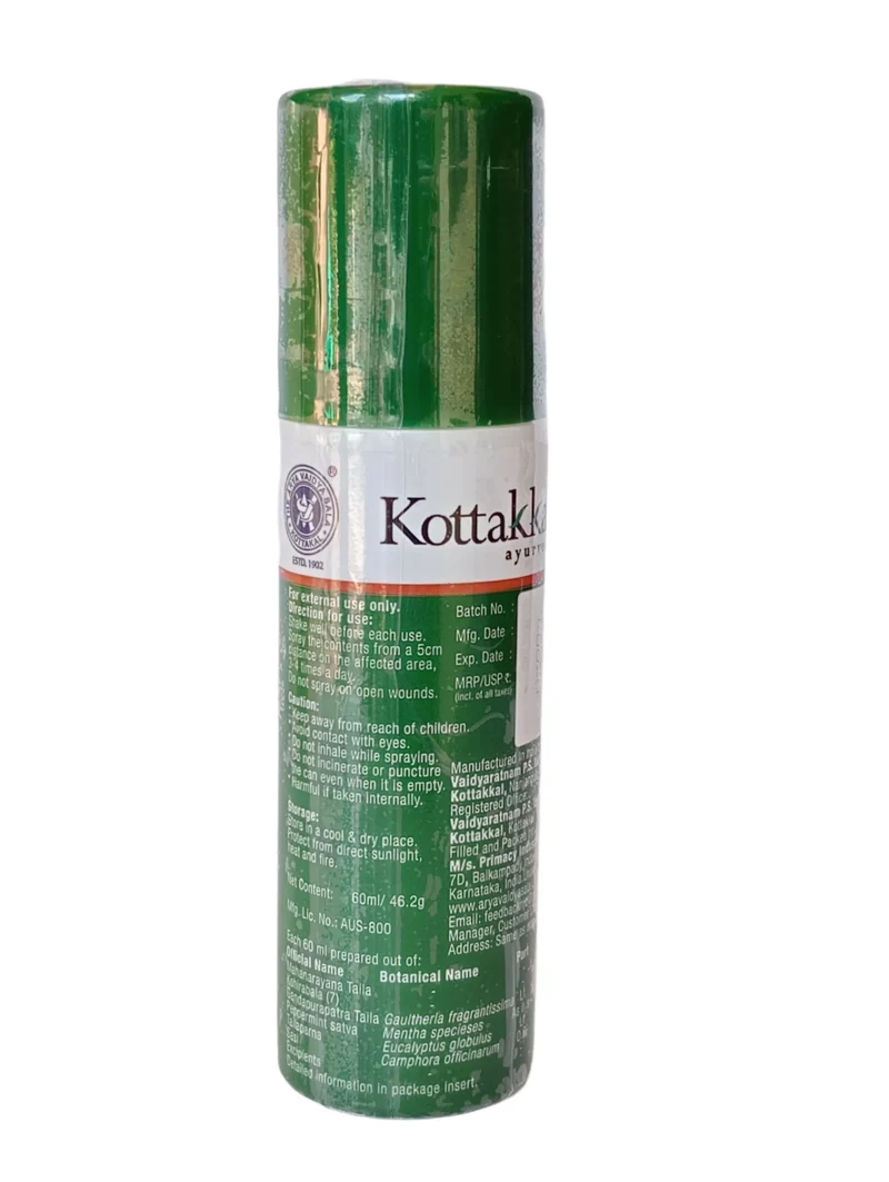 Pain Spray - Kottakkal- 60ML