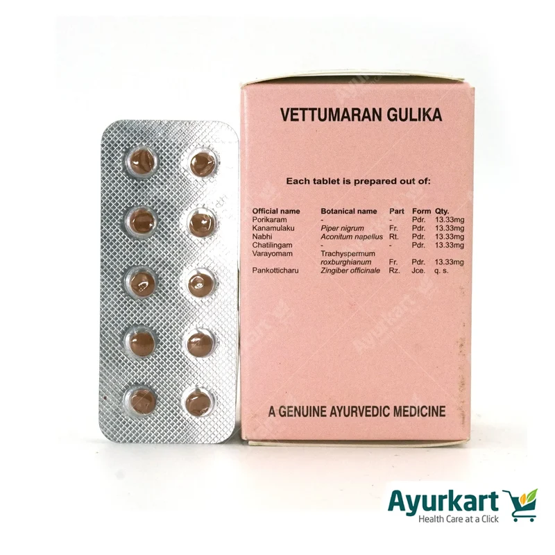 Vettumaran Gulika - 100Nos - Kottakkal