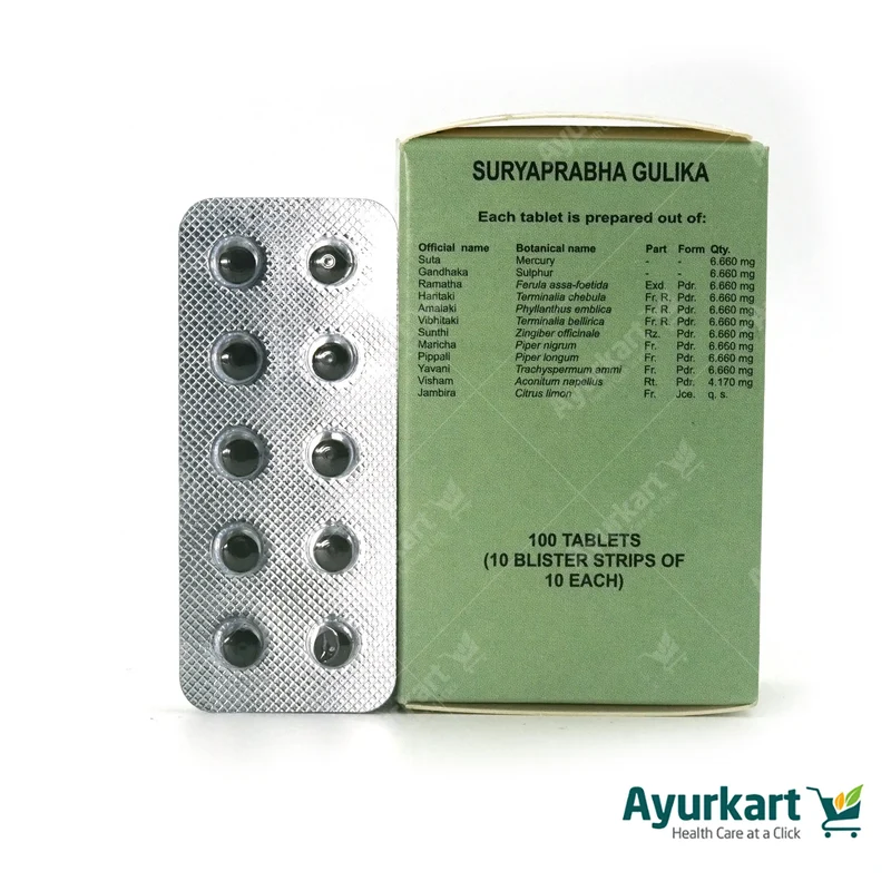 Suryaprabha tab - 100Nos - Kottakkal