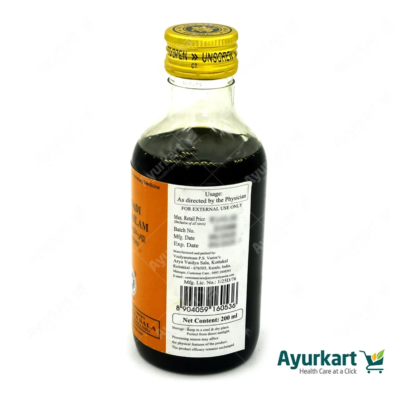 Durvadi Kera Tailam - 200ML- Kottakkal