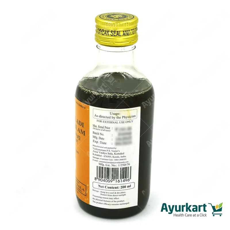 Triphaladi Kera Tailam - Kottakkal - 200ML