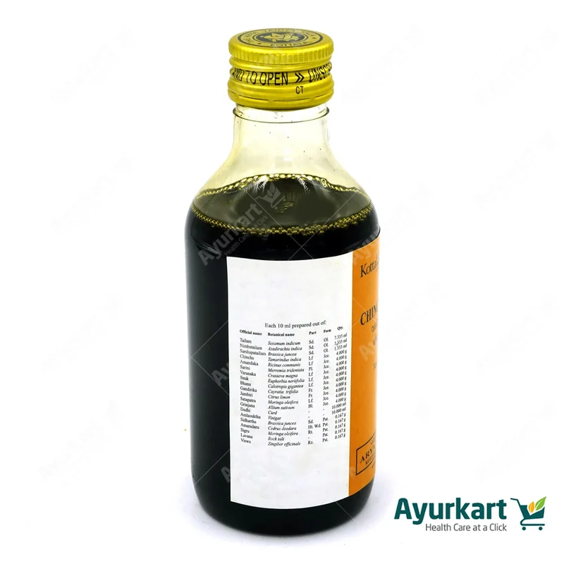Valiya Chinchadi Tailam - 200ML - Kottakkal