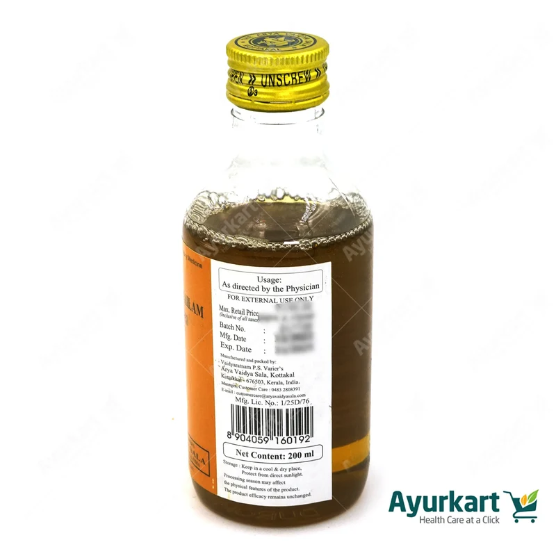 Karpuradi Tailam Kottakkal Ayurveda